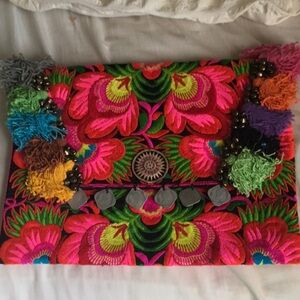 EMBROIDERED MULTI TASSEL Fair Trade